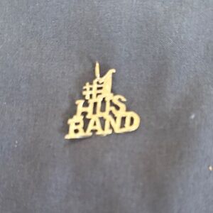 14K Gold #1 Husband Pendant